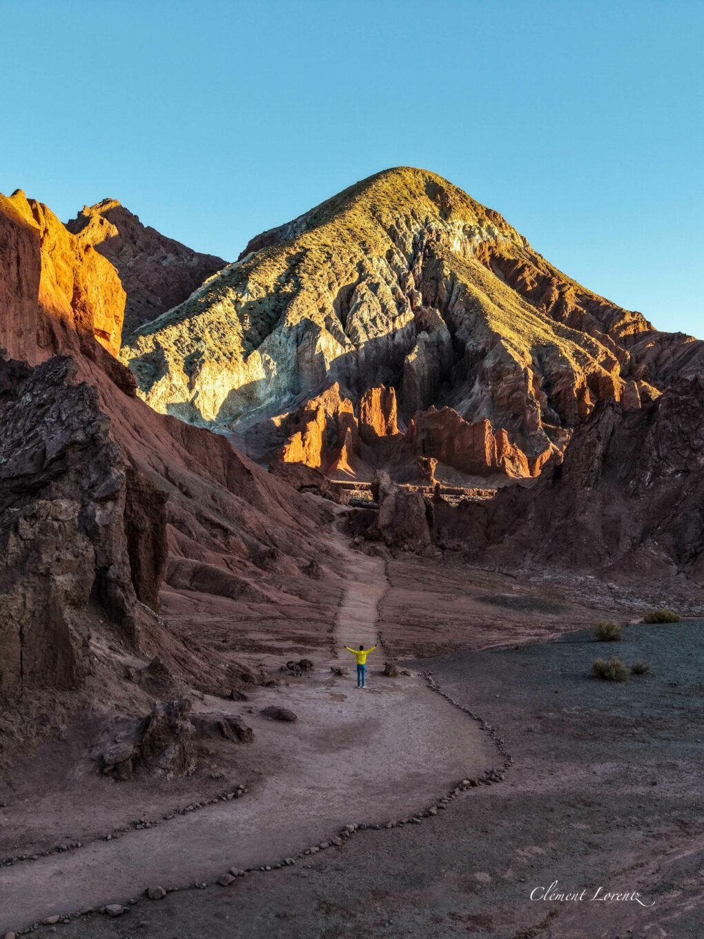 Valle del Arcoiris San Pedro de Atacama Photo of the Rainbow Valley close to Sa n Pedro de Atacama taken at sunrise.