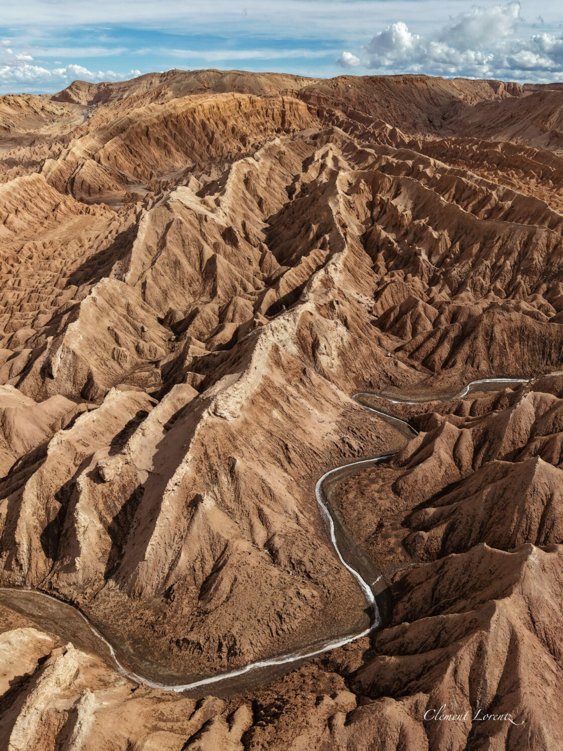 Valle de la Muerte Atacama The Valle de la Muerte from a drone perspective. This photo shows the salt mountain near San Pedro de Atacama