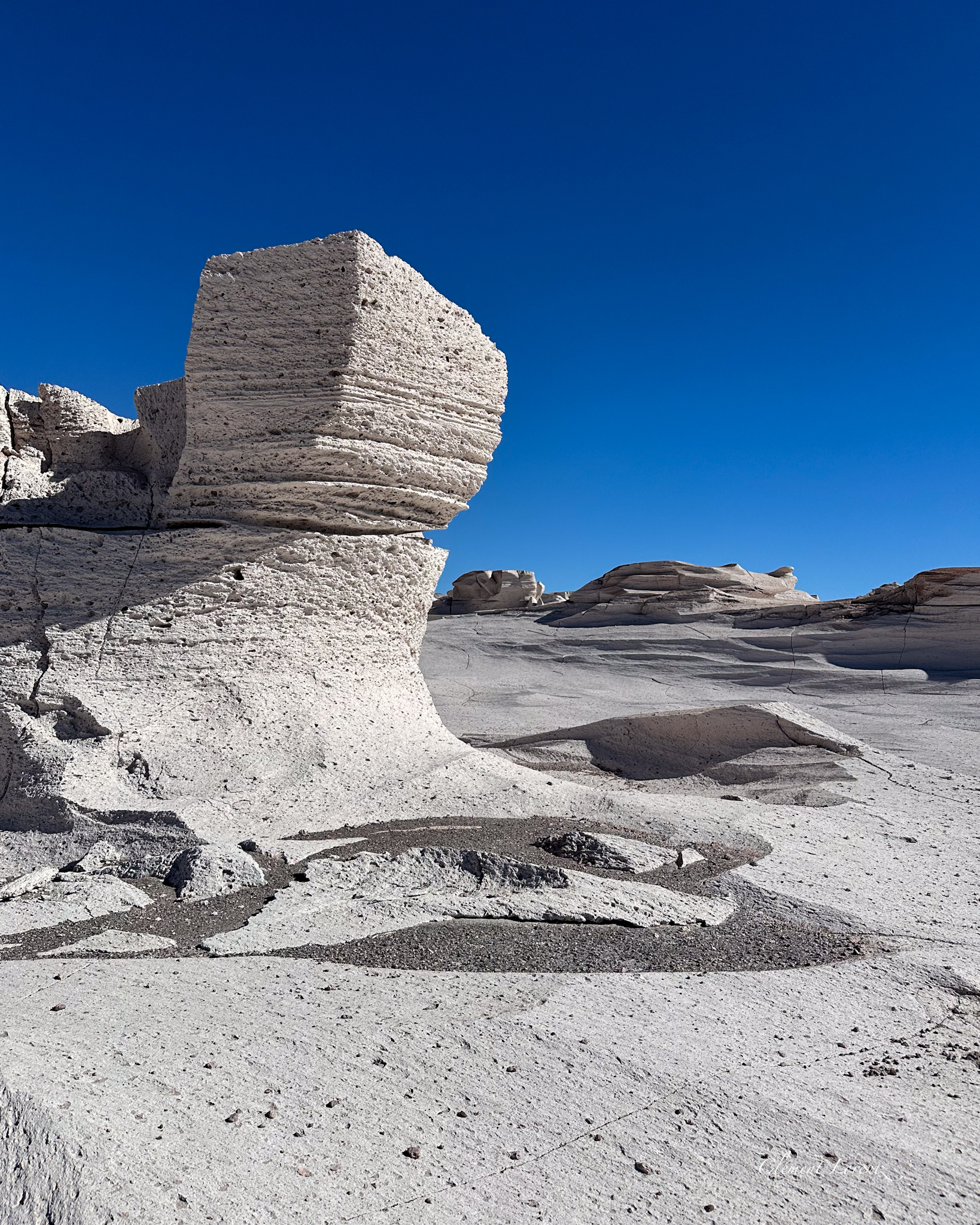 The unique texture of a pumice stone shaped by wind and time.