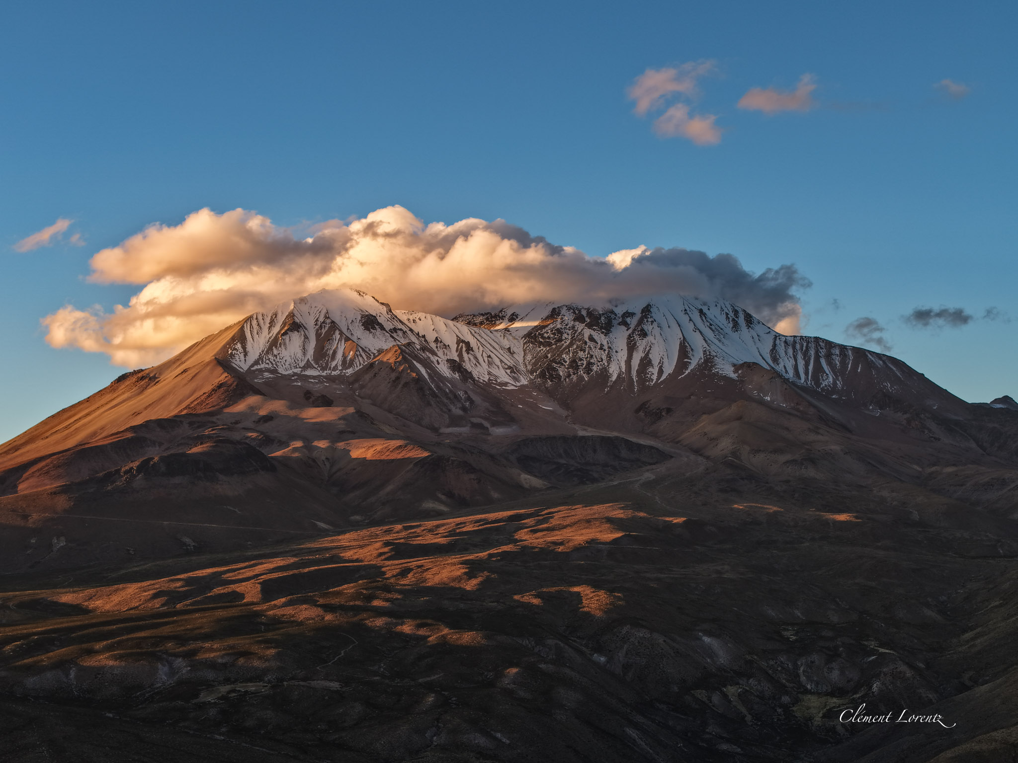 Sunset over Nevados de Putre